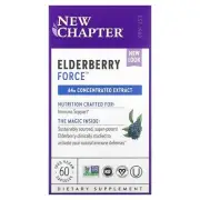 2 X New Chapter, Elderberry Force, 60 Vegan Capsules