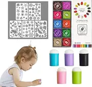 Finger Paint Sponge, Sponge Finger Paint Set - Finger Paint Set with Paint Sponges - Vivid and Natural Color Craft Supplies for Application