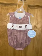 Krewe Mississippi State Bulldogs Boys Outfit. 3 Months, Bulldogs, Football