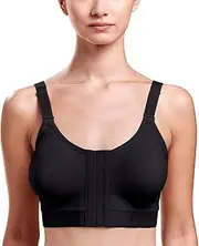 [MARENA] CAR-B11 Caress Low Coverage Pocketed Bra – Compression Support Mastectomy Bra
