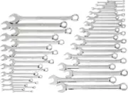 Premium 44-Pc Alloy Steel Wrench Set - Metric/SAE with Enhanced Torque Features