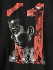 TeeFury Stranger Xlarge Stranger Things Eleven Tribute Shirt BLACK