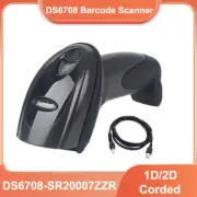 Zebra Symbol DS6708-SR20007ZZR 1D/2D Handheld Barcode Scanner with USB Cable