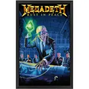 Megadeth Rust In Peace Poster Framed