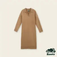 在飛比找Yahoo奇摩購物中心優惠-Roots女裝-率性生活系列 POLO領洋裝-焦糖棕