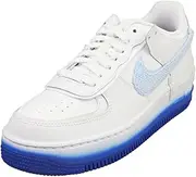 [Nike] Women's Air Force 1 Shadow White/Royal Tint-Racer Blue (FJ4567 100)