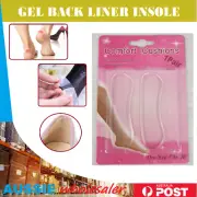 Heel Grip Back Liner Shoe Insole Foot Care Heel Shields Slim Invisible Gel 1pair