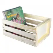 Vinyl Records Wooden Box/Storage Box, Nature, for LP' S