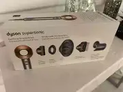 Dyson Supersonic Hair Dryer With Attachments Nickel/Copper
