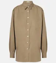 [The Row] The Row Sveva silk shirt AU 14 beige
