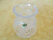 Heavy Waterford Crystal Replacement Globe Hurricane Lamp approx 5 1/2" Tall