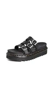 25456001 DR MARTENS WOMEN'S BLAIRE SLIDE BLACK HYDRO - SIZE 11 (AU/UK W9)