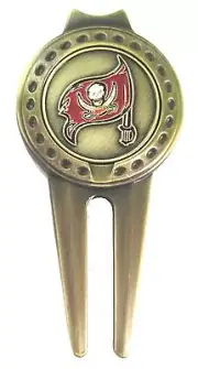 50 (Bulk Lot) Tampa Bay Buccaneers Divot Tools with Golf Ball Marker