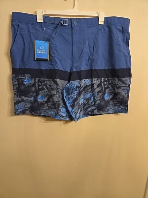 Realtree Aspect Mens Flat Front Mirage Pr Hybrid Fishing Shorts 3XL 48/50 NWT
