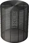 Bunching Table Nesting Tables RENWICK Round Black Distressed Metalworks Gray