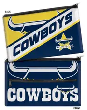 NRL North QLD Queensland Cowboys LARGE Graphic Pencil Case for School Work Stationary