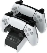 GEEKERA Controller Charger Station for PS5 - Fast Dual Charging Dock for Dual...