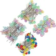 GRADENEVE 400pcs Sewing Pins Flat Head Craft Pins for DIY Projects Durable Material Unique Decorative Design for Sewing Crafting Ornament Decoration