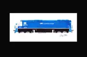 GATX SD60 #9014 11"x17" Matted Print Andy Fletcher signed