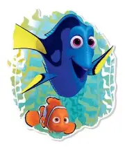 Finding Dory with Nemo OFFICIAL DISNEY WALL ART CARDBOARD CUTOUT Under the Sea