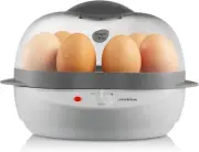 Poach And Boil Egg Cooker White Non-Stick Coating Handy Buzzer Poached Eggs