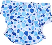 FOYTOKI 1Pc Adult Diaper for Menstrual and Incontinence Protection Breathable Printing Nappy with Elastic Waist Comfortable for Elders and Women Washable Design