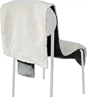 Electric Heated Sherpa Chair Pad Soft Comfortable Seat Heating Mat Sofa Couch USB Powered Adjustable Temperature Indoor Office Home