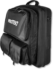 Protekt DJM-A9 EVA Bag from BA9BP DJ Backpack for Pioneer Mixer - with 4 Front Pockets for Laptop, Headphones, Cables and Essential Accessories, Black, 525 x 510 x 165 mm, DJ Mixer Bag