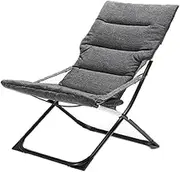 Zero Gravity Lounge Chair, Zero Gravity Chair Folding Recliners Folding Chair Recliner Lounge Chair Portable Easy to Store Office Garden Bedroom Lazy Chair, Black Gray, Bearing Weight 150kg Lounge Cha