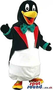 SpotSound Amazon mascot of American footballer eagle, US football disguise