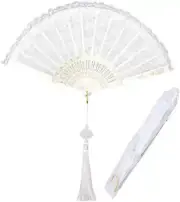 Hand Fan Lace White Fan Lace Hand Fans Wedding Fan Bridal Fan White Hand Fans