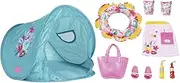 Baby Born Zapf Creation 829257 Holiday Beach Set Doll Accessories, Turquoise/Multi-Coloured, 43 cm