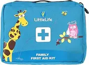 LittleLife Family First Aid Kit with CE Certified Contents, Ideal for Home and Family Holidays to Treat Common Injuries