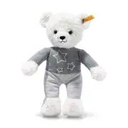 Light at Night Knuffi Teddy Bear - Steiff Stuffed Animal - White, 30cm