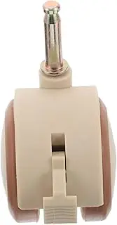 Generic Rubber Swivel Caster Wheels with Brakes Replacement Wheels for Cribs and Furniture Quiet Rolling Flip Design for Easy Movement for Office Chairs and Salon