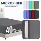 2200TC Extra Deep Ultra Soft Fitted Sheet Single/KS/Double/Queen/ King Cover