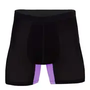 Mens Boxer Briefs Bamboo Cool Breathable Underwear Purple - Frank and Beans Underwear