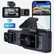 2 Inch IPS Screen 1080P HD Triple Lens Car Black Box Dashcam Camera