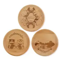 在飛比找momo購物網優惠-【Mofusand】貓福珊迪圓形木盤(盤子 食物盤 造型盤)
