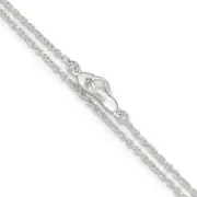 Sterling Silver Cz Flip Flop 9In Plus 1In Ext. Anklet