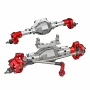 Front Rear Portal Axle Diff Locked Portal for 1/10 RC Crawler Car Axial Wrangler