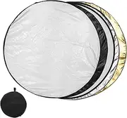 LALAFINA Professional 110cm Photography Reflector Soft Light Diffuser Portable Foldable Reflective Board