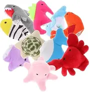 Interactive Ocean Animal Finger Puppets Pcs Set Soft Plush Toys for Boys and Girls Enhance Creativity Storytelling Skills