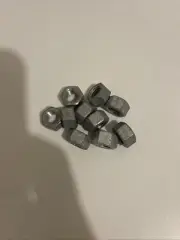 3/8"-16 Heavy Hex Nuts Hot Dip Galvanized (Quantity 25)