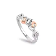 Clogau Silver Dress Ring 3STLQR Tree of Life - Size Q RRP £149.00