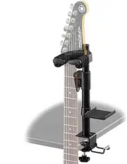 Bauhutte BHP-GH300-BK Desk Guitar Stand, Guitar Hanger, Lift Type, Desk with Rear