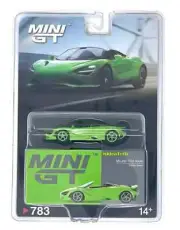 chase! McLaren 750S Spider Mantis Green LHD 1/64 Scale Model By Mini GT MGT00783