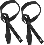 Abaodam 2PCS Ski Pole Wrist Strap Comfortable Durable Grip for Skiing Trekking Hiking Walking Sticks Secure Support Eases Arm Load Essential Ski Equipment Accessory
