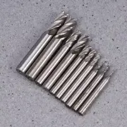 10 PCS Cnc Router Bits Tool Milling Bits Metal Milling Set Milling Machine Bits