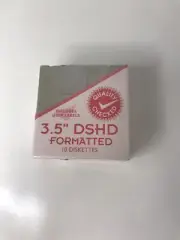 3.5 DSHD Formatted Diskettes 10 Pk Sealed